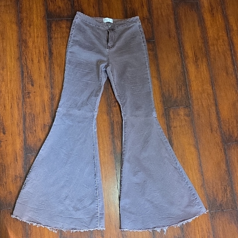 Smokey Purple Bell Bottom Jeans Size Large